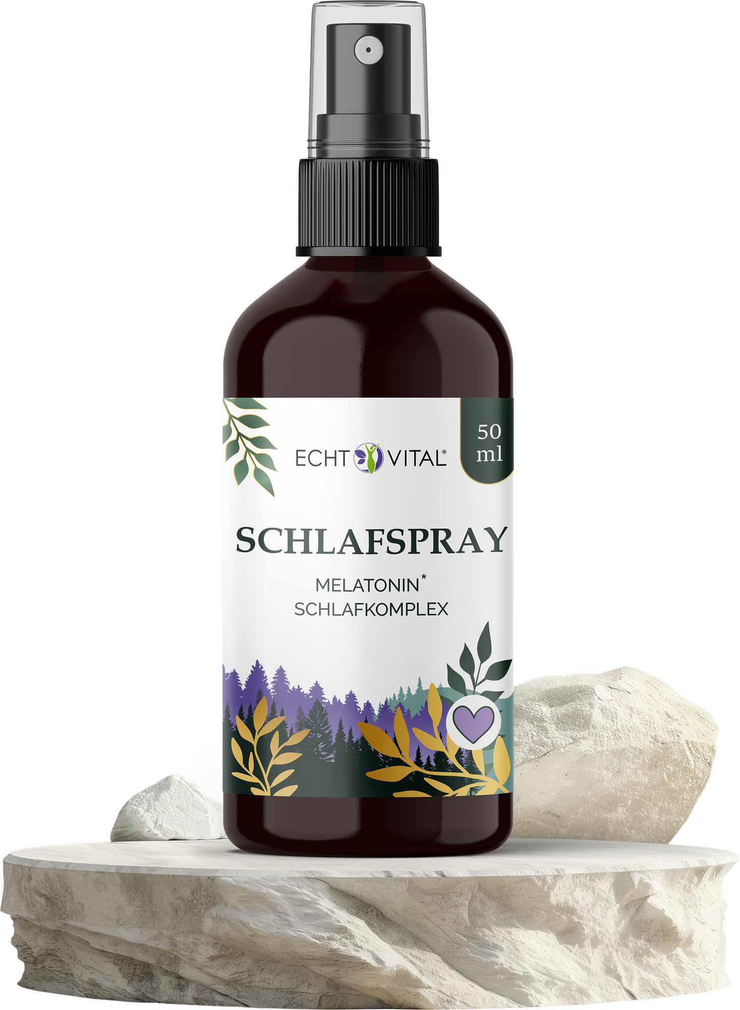 Schlafspray, Melatonin, Schlafkomplex, 50 ml, Sprayflasche